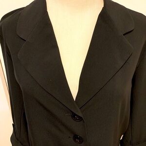 Ava & Grace Black 3/4 sleeve jacket